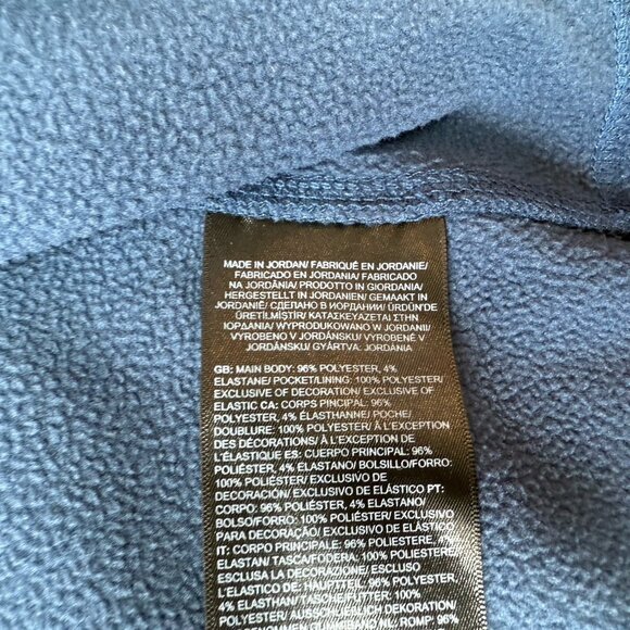 The North Face Canyonlands Full-Zip Jacket Mens XL Fleece Blue *Mark - Picture 9 of 9